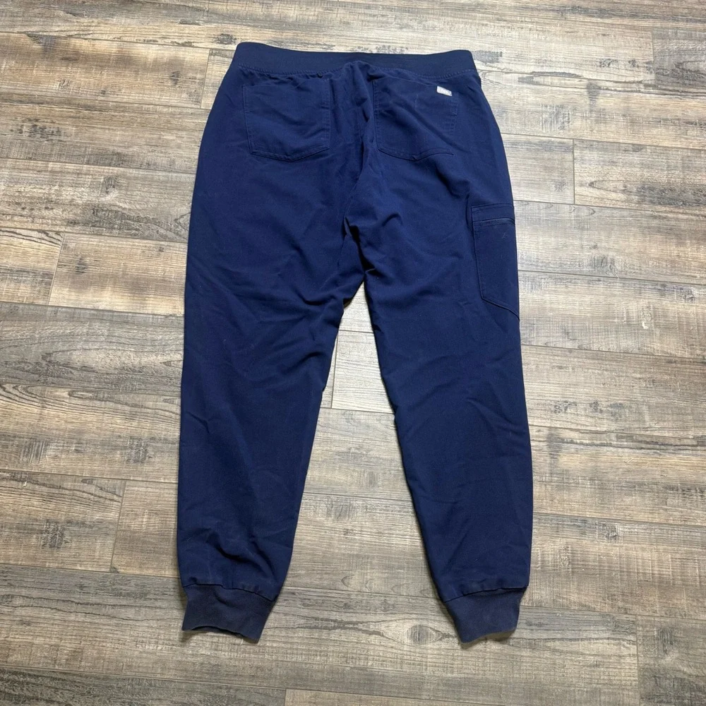 Figs Technical Collection Scrub Zamora Pants  Navy Blue - Picture 10 of 12